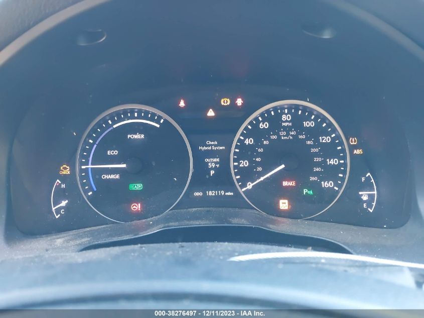 2014 LEXUS ES 300H - JTHBW1GG8E2056424