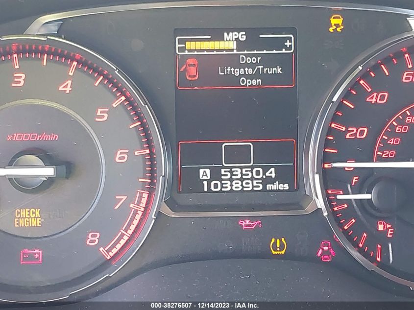 2017 SUBARU WRX PREMIUM - JF1VA1E62H9801239