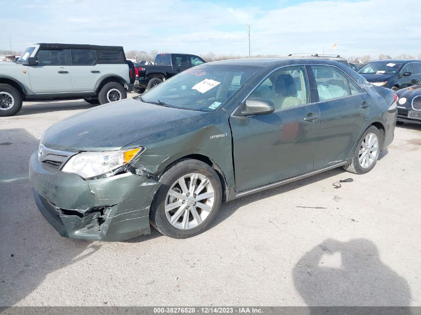 2014 TOYOTA CAMRY HYBRID XLE - 4T1BD1FK7EU116383