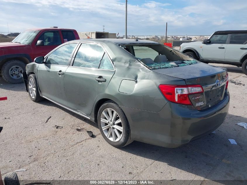 2014 TOYOTA CAMRY HYBRID XLE - 4T1BD1FK7EU116383