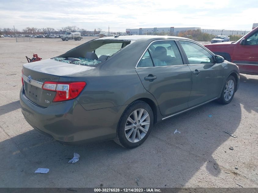 2014 TOYOTA CAMRY HYBRID XLE - 4T1BD1FK7EU116383