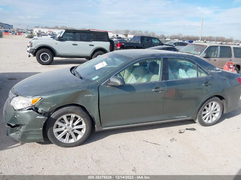 2014 TOYOTA CAMRY HYBRID XLE - 4T1BD1FK7EU116383