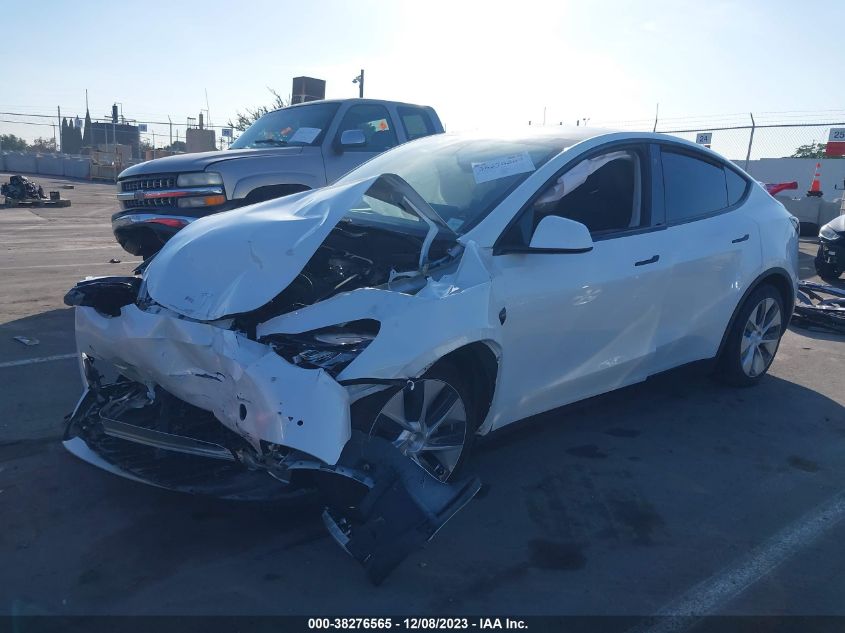 2021 TESLA MODEL Y LONG RANGE DUAL MOTOR ALL-WHEEL DRIVE - 5YJYGDEE8MF066426