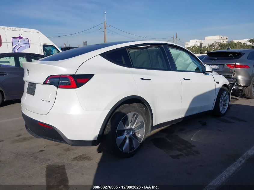 2021 TESLA MODEL Y LONG RANGE DUAL MOTOR ALL-WHEEL DRIVE - 5YJYGDEE8MF066426
