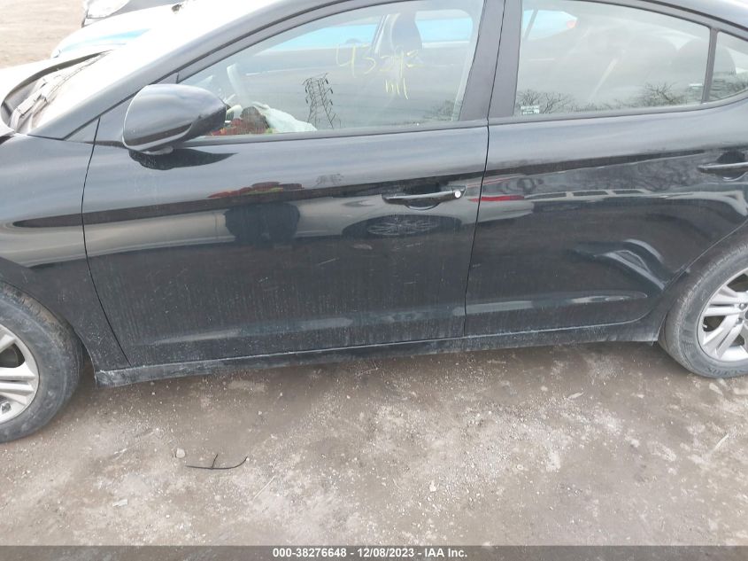 2019 HYUNDAI ELANTRA SEL - KMHD84LFXKU763233