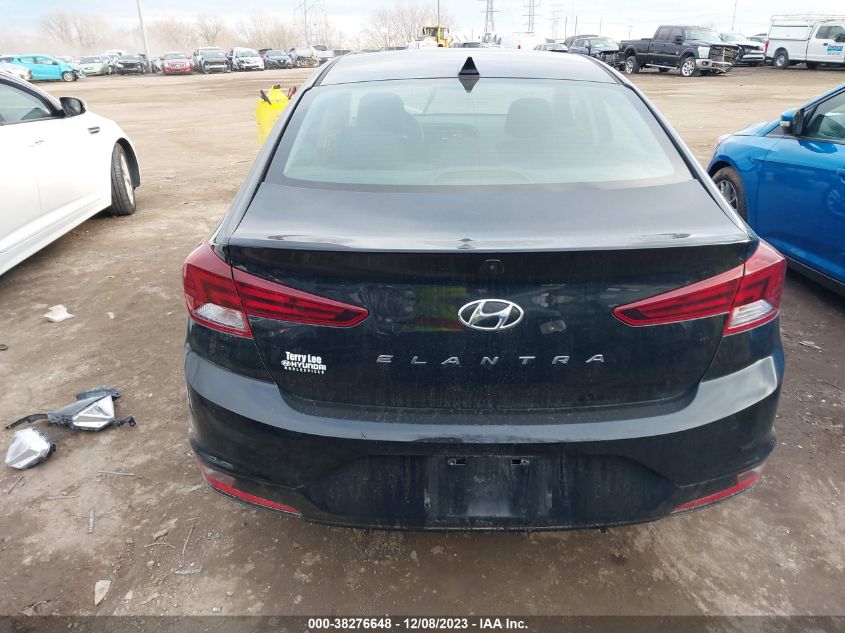 2019 HYUNDAI ELANTRA SEL - KMHD84LFXKU763233