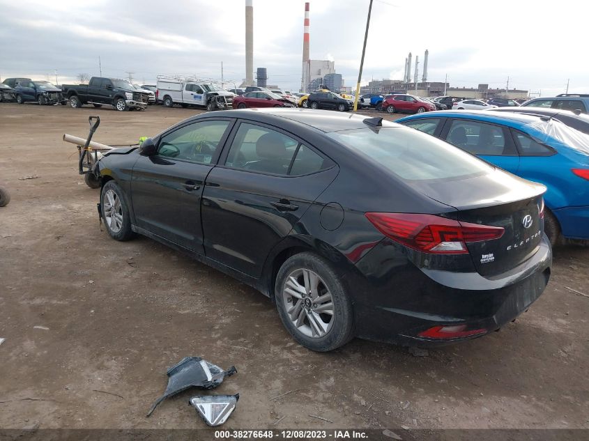 2019 HYUNDAI ELANTRA SEL - KMHD84LFXKU763233