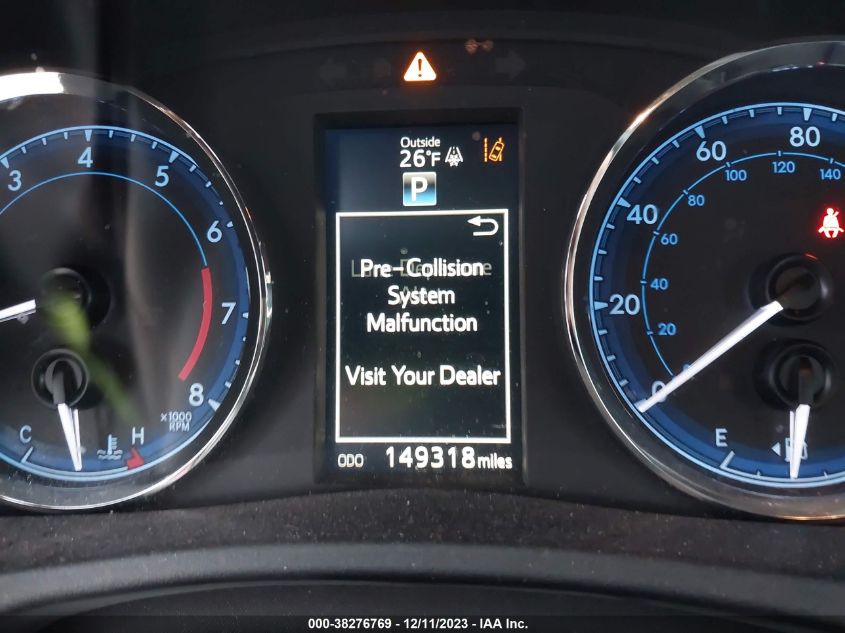 2017 TOYOTA COROLLA L/LE/XLE/SE/XSE - 2T1BURHE4HC868165