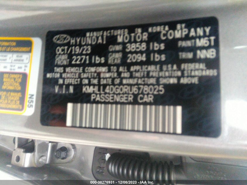 2024 HYUNDAI ELANTRA SE - KMHLL4DG0RU678025