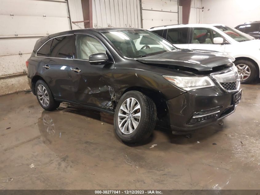 2015 ACURA MDX TECHNOLOGY - 5FRYD4H42FB011953