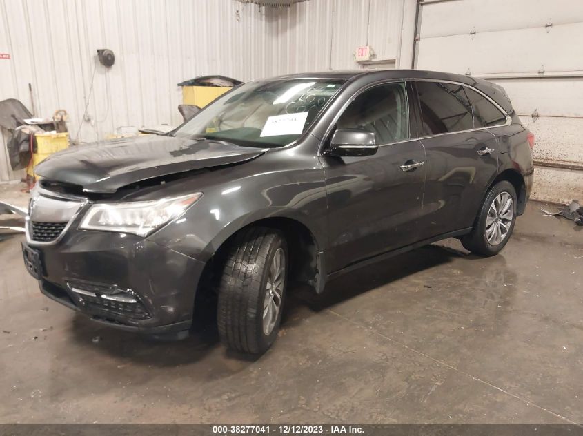 2015 ACURA MDX TECHNOLOGY - 5FRYD4H42FB011953