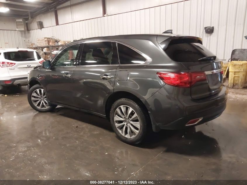2015 ACURA MDX TECHNOLOGY - 5FRYD4H42FB011953