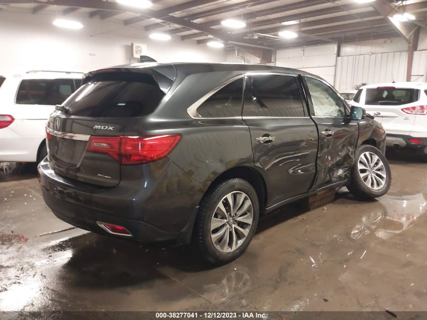 2015 ACURA MDX TECHNOLOGY - 5FRYD4H42FB011953