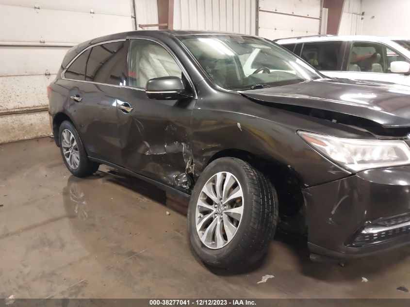 2015 ACURA MDX TECHNOLOGY - 5FRYD4H42FB011953