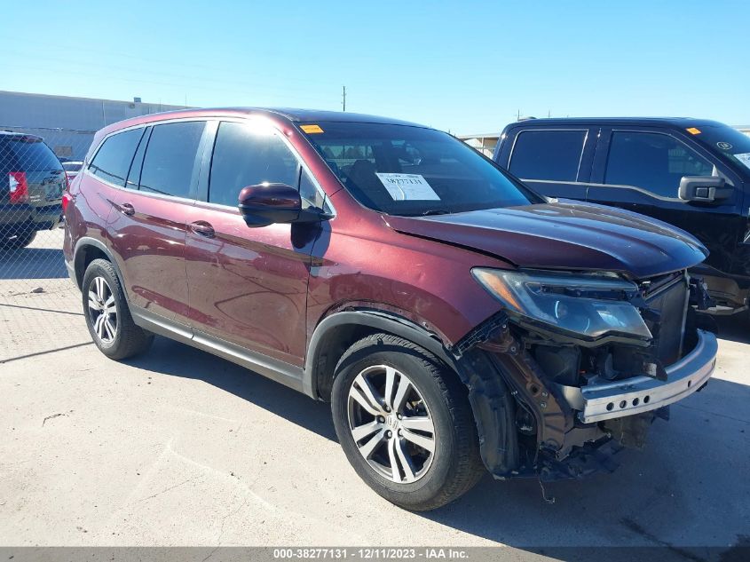 2017 HONDA PILOT EXL - 5FNYF5H80HB034624