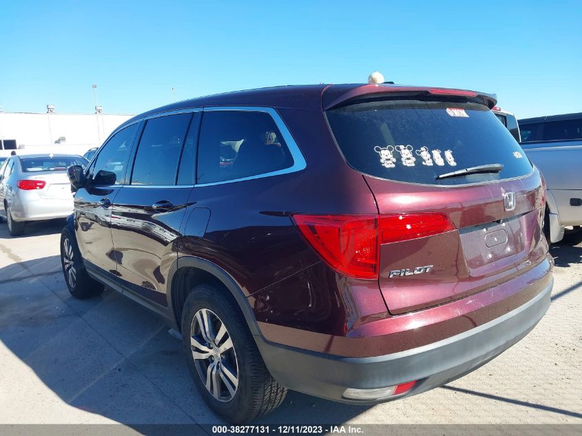 2017 HONDA PILOT EXL - 5FNYF5H80HB034624