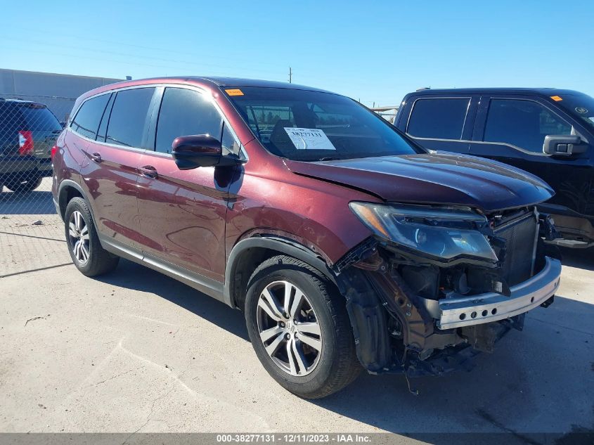 2017 HONDA PILOT EXL - 5FNYF5H80HB034624