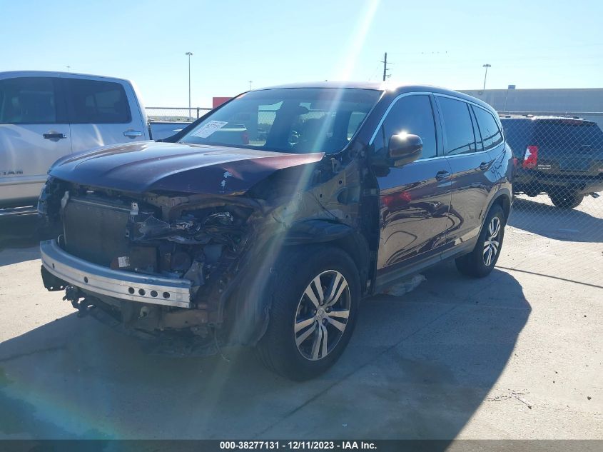 2017 HONDA PILOT EXL - 5FNYF5H80HB034624