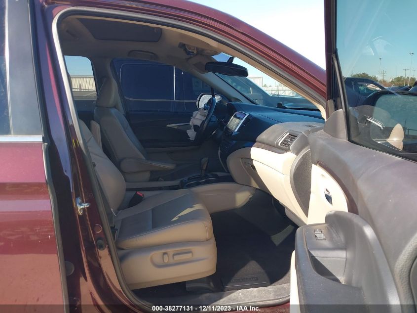 2017 HONDA PILOT EXL - 5FNYF5H80HB034624