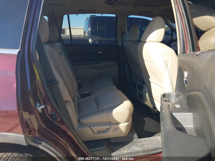 2017 HONDA PILOT EXL - 5FNYF5H80HB034624
