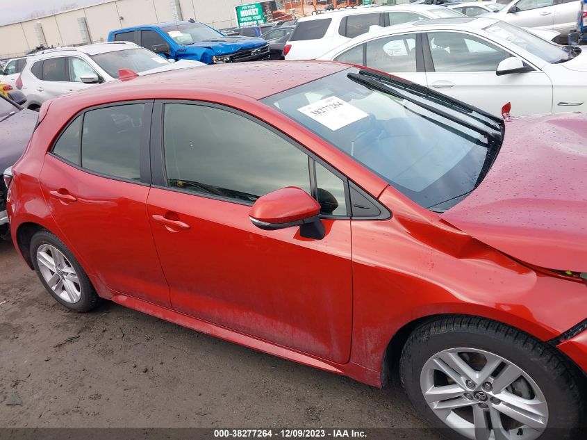 2019 TOYOTA COROLLA SE/XSE - JTNK4RBEXK3062335