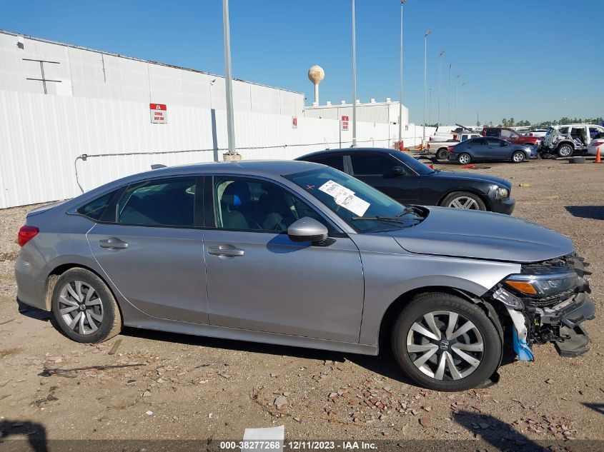 2022 HONDA CIVIC LX - 2HGFE2F26NH558844