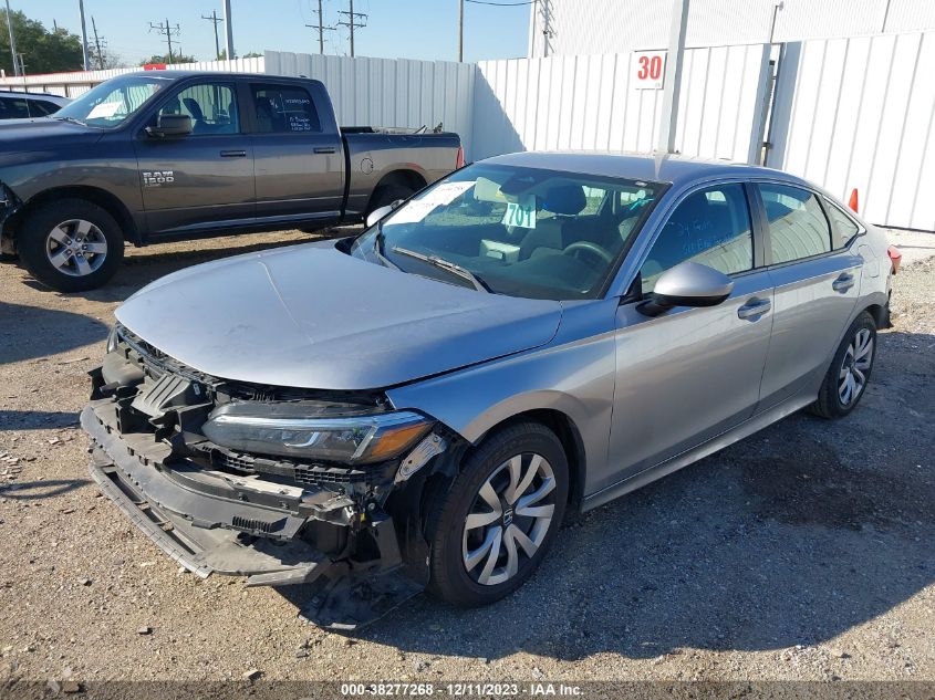 2022 HONDA CIVIC LX - 2HGFE2F26NH558844