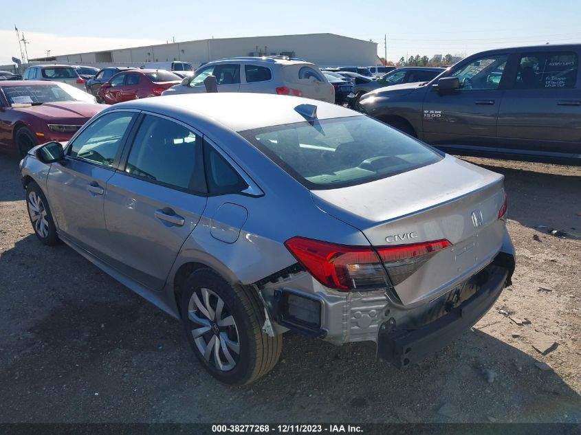 2022 HONDA CIVIC LX - 2HGFE2F26NH558844