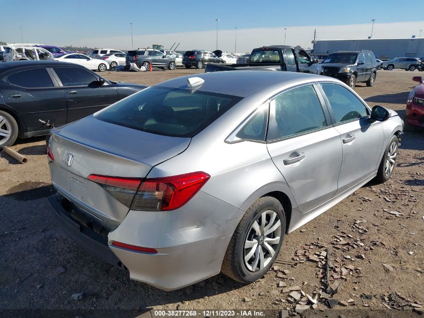 2022 HONDA CIVIC LX - 2HGFE2F26NH558844