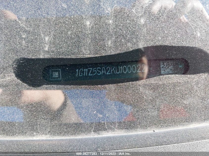 2019 CHEVROLET IMPALA LT - 1G11Z5SA2KU100022