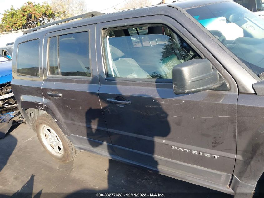 2016 JEEP PATRIOT SPORT - 1C4NJPBA5GD719569