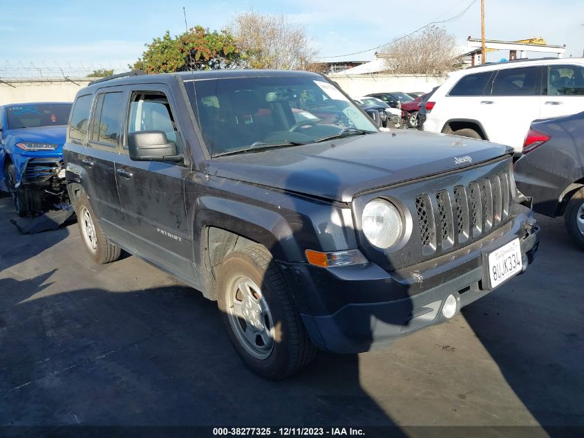 2016 JEEP PATRIOT SPORT - 1C4NJPBA5GD719569