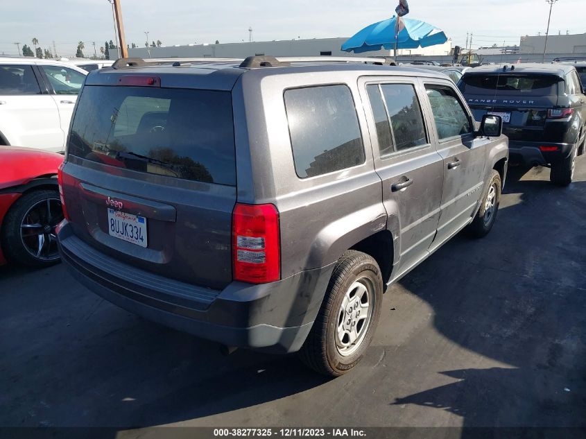 2016 JEEP PATRIOT SPORT - 1C4NJPBA5GD719569