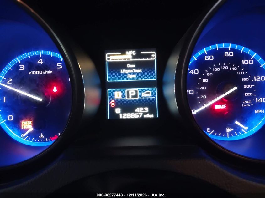 2015 SUBARU OUTBACK 2.5I LIMITED - 4S4BSALC5F3231591