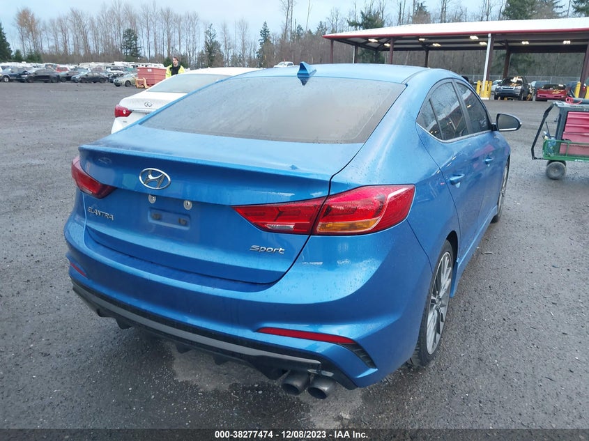 VIN KMHD04LB6HU362307 2017 HYUNDAI ELANTRA SPORT