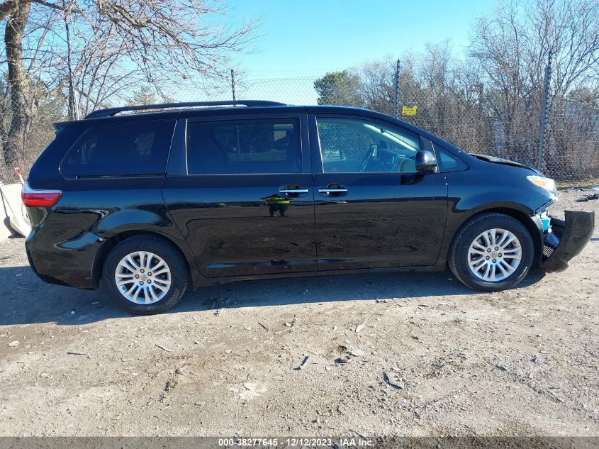 2015 TOYOTA SIENNA XLE - 5TDYK3DC8FS668413