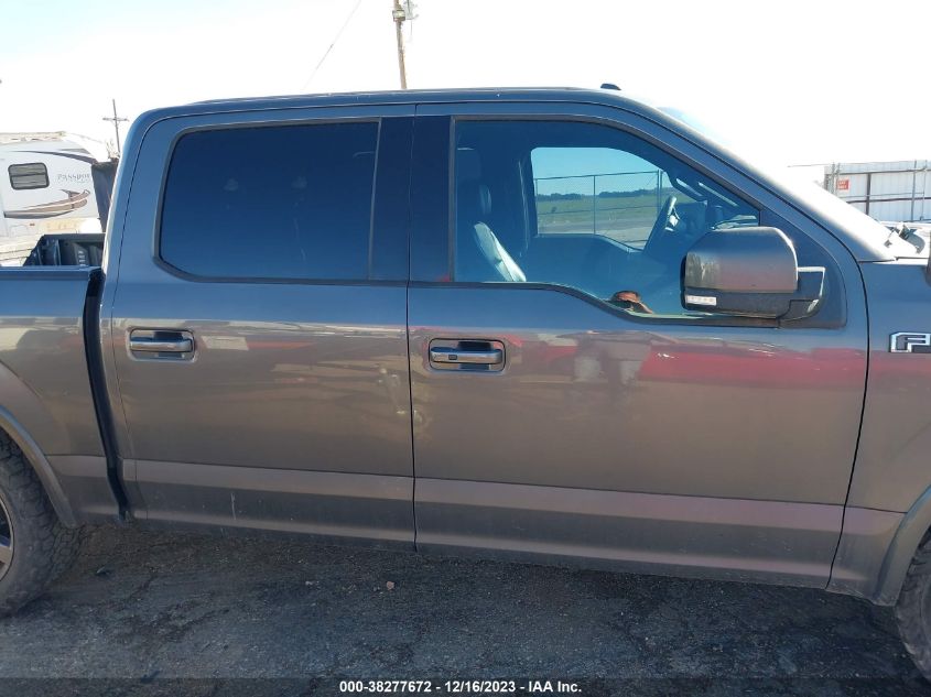 2016 FORD F-150 LARIAT - 1FTEW1EF4GKE93834