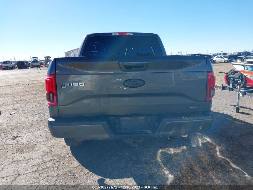 2016 FORD F-150 LARIAT - 1FTEW1EF4GKE93834