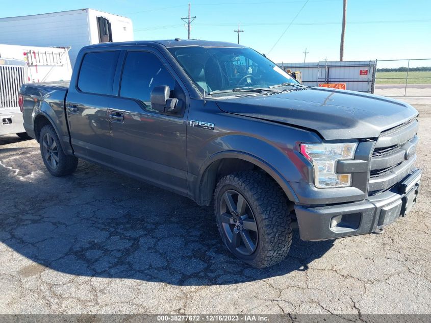 2016 FORD F-150 LARIAT - 1FTEW1EF4GKE93834