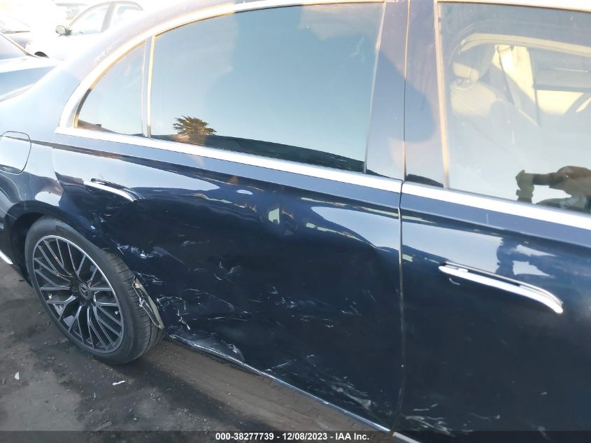 2022 MERCEDES-BENZ S-CLASS S 500 W1K6G6DB9NA091619