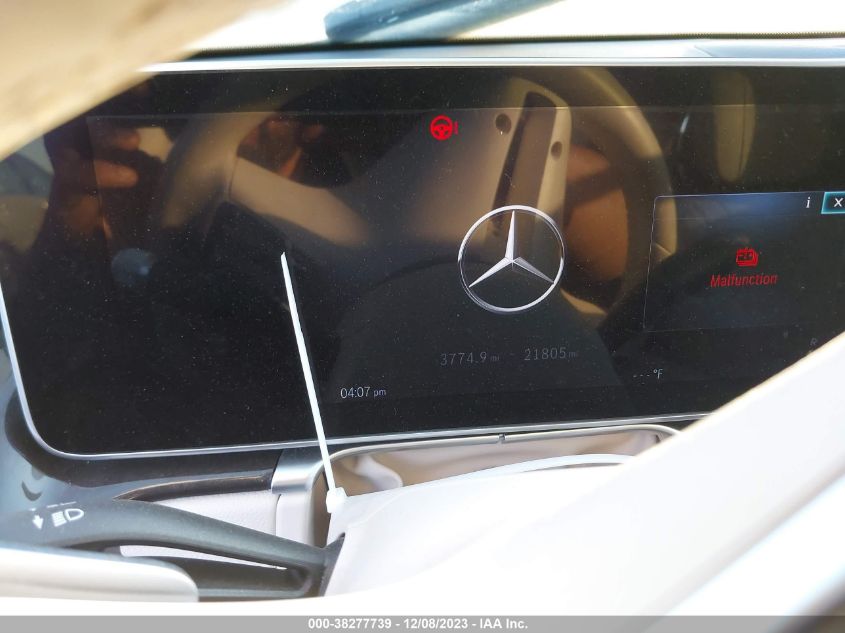 2022 MERCEDES-BENZ S-CLASS S 500 W1K6G6DB9NA091619