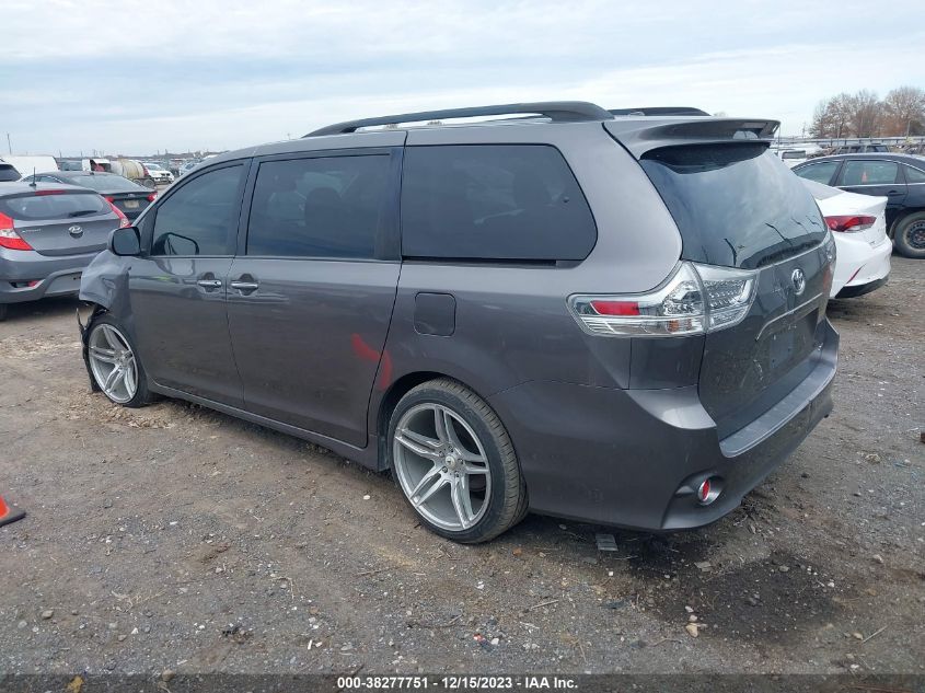 5TDXK3DC1FS643154 2015 TOYOTA SIENNA, photo no. 3