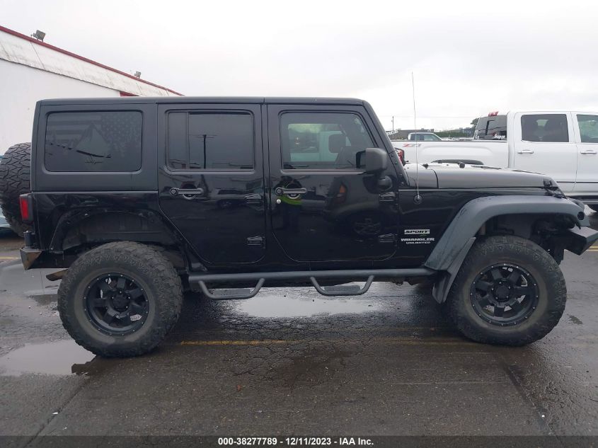 2016 JEEP WRANGLER UNLIMITED SPORT - 1C4BJWDG3GL209791