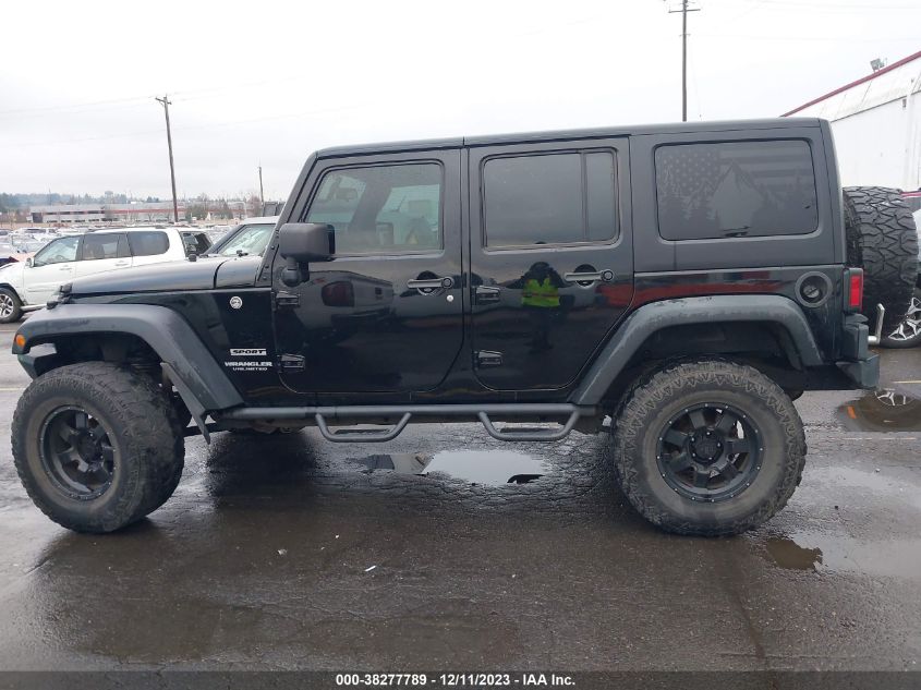 2016 JEEP WRANGLER UNLIMITED SPORT - 1C4BJWDG3GL209791