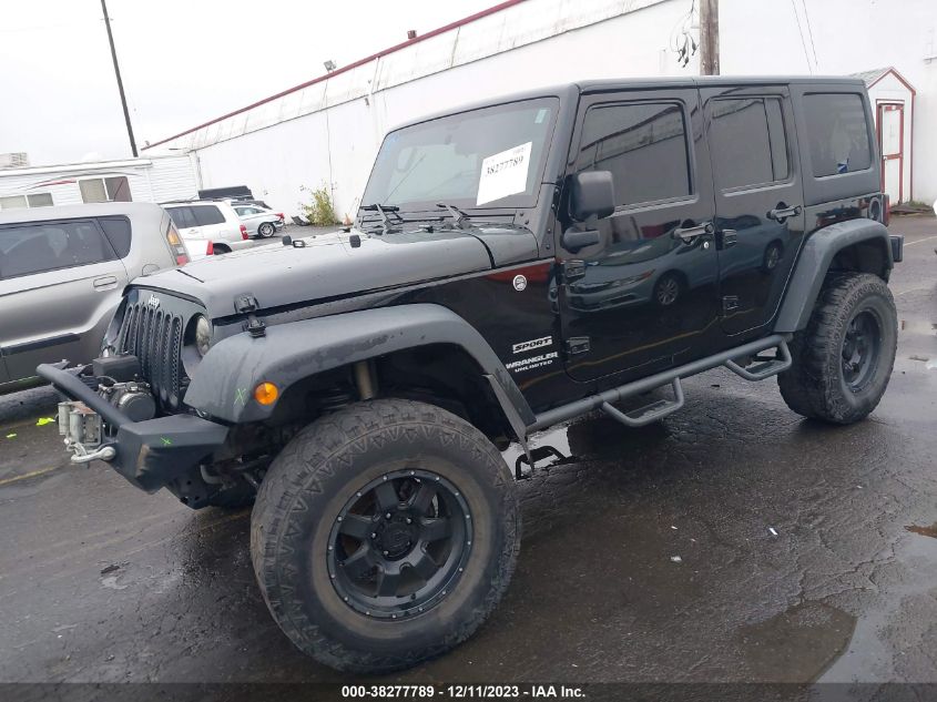 2016 JEEP WRANGLER UNLIMITED SPORT - 1C4BJWDG3GL209791