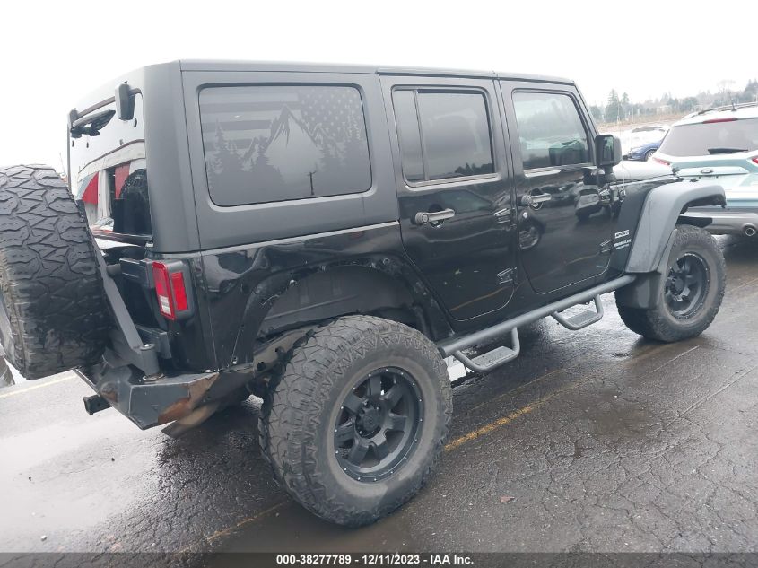 2016 JEEP WRANGLER UNLIMITED SPORT - 1C4BJWDG3GL209791