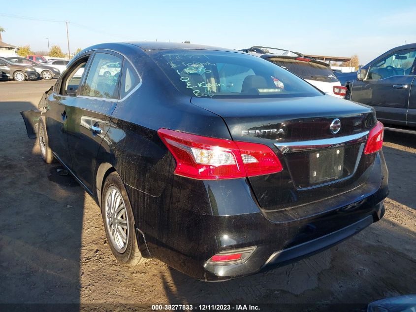 2016 NISSAN SENTRA S - 3N1AB7AP9GY209548