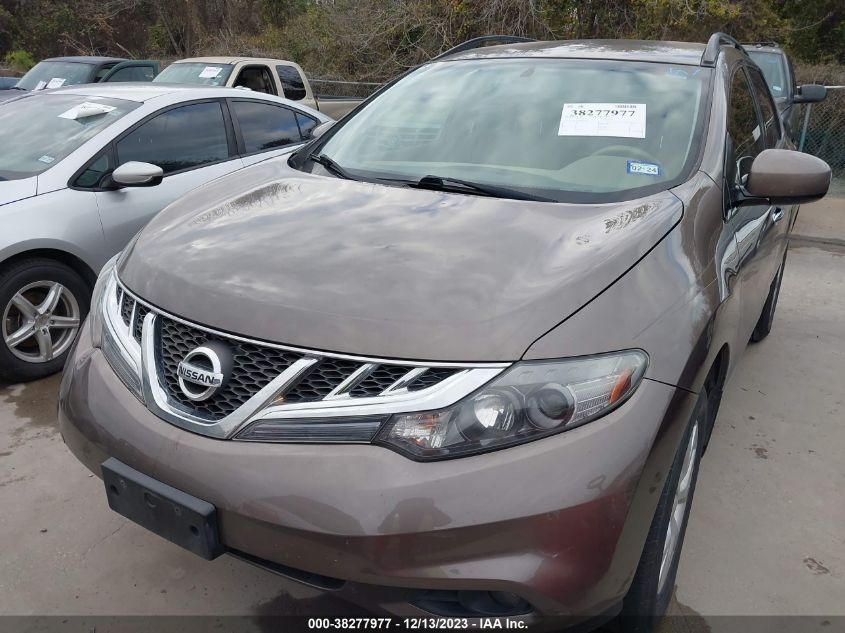 2014 NISSAN MURANO SV - JN8AZ1MU3EW405176