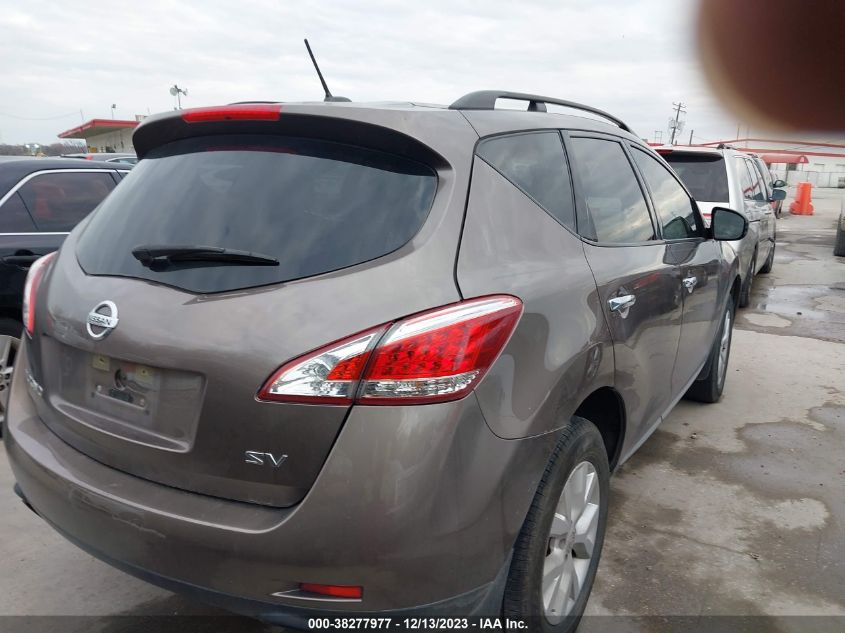2014 NISSAN MURANO SV - JN8AZ1MU3EW405176