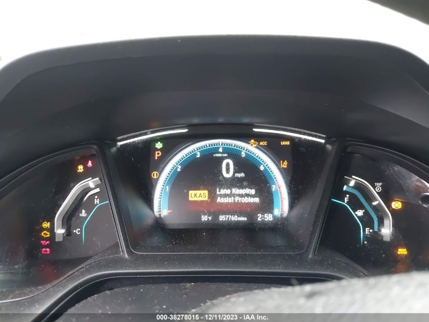 2019 HONDA CIVIC LX - 2HGFC2F62KH503747